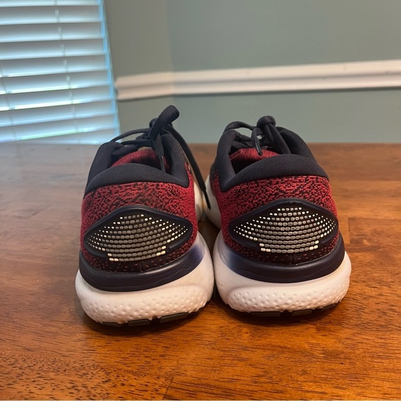 Womens Brooks Ghost 16 navy pink size 9 narrow - Picture 4 of 13